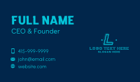 Glow Business Card example 1