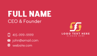 Lightning Energy Charging Plug Business Card