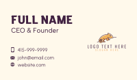 Chameleon Coffee Bean Business Card