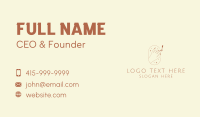 Cosmetic Nail Salon Business Card