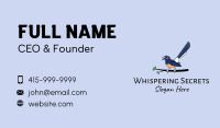 Perched Wild Bird  Business Card Image Preview