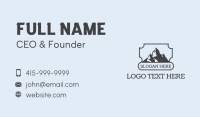 Mountain Climber Business Card example 3