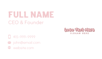 Wink Business Card example 4