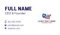 USA Lightning Map  Business Card