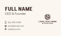 Lumberjack Handsaw Carpentry Business Card