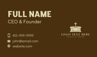 Catholic Christian Altar Business Card Design