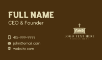 Crucifix Business Card example 3