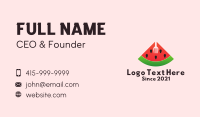 Watermelon Slice Fork  Business Card