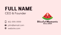 Watermelon Slice Fork  Business Card