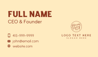 Minimalist Cattle Dairy Business Card