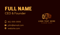 Truck Delivery Logistics Business Card