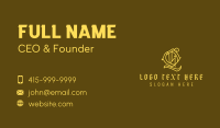 Typography Business Card example 1