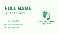 Natural Woman Leaf Business Card