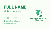 Natural Woman Leaf Business Card