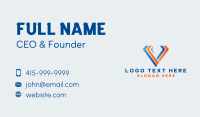 V Business Card example 1