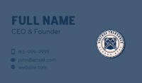 Vintage Plumber Emblem Business Card Image Preview