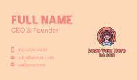 Girl Hair Salon  Business Card