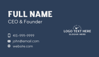 Classic Pipe Wordmark Business Card Design