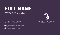 Wildlife Business Card example 1