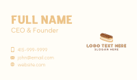 Chocolate Eclair Sweet Pastry Business Card
