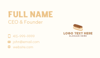 Chocolate Eclair Sweet Pastry Business Card Design