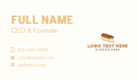 Chocolate Eclair Sweet Pastry Business Card