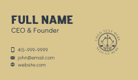 Judge Business Card example 3