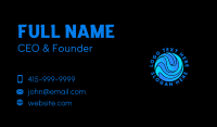 Abstract Blue Water Business Card