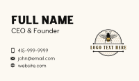 Beekeeper Honeycomb Wasp Business Card Design