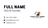 Excavator Business Card example 2