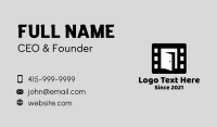 Movie House Business Card example 1