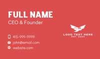 White Dove Rose Business Card Design