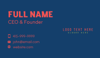Tech Savvy Business Card example 4