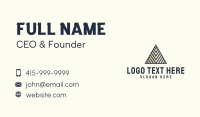 Luxury Pyramid Business Card