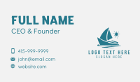 Yacht Club Boat  Business Card