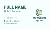 Swimming Business Card example 1