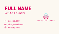 Face Massage Therapy Business Card Design