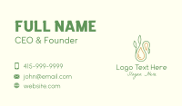 Lemongrass Essential Oil Business Card Design