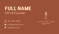 Ethnic Wall Decoration Business Card Design
