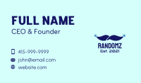 Cyberspace Moustache  Business Card