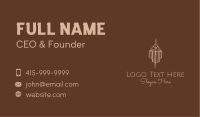Hanging Macrame Tapestry Business Card