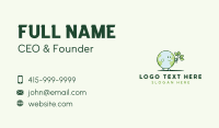 Eco Earth Globe  Business Card