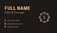 Floral Wreath Boutique Business Card