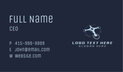 Drone Aerial Equipment Business Card Image Preview