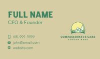 Sunset Lawn Mower Business Card Image Preview