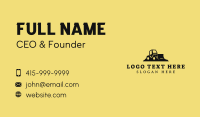 Wheel Loader Business Card example 4