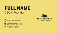 Front Loader Heavy Equipment Business Card