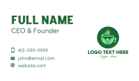 Organic Green Tea Business Card
