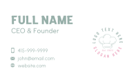 Chef Baker Round Business Card