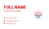 Hot Cold Hvac Business Card